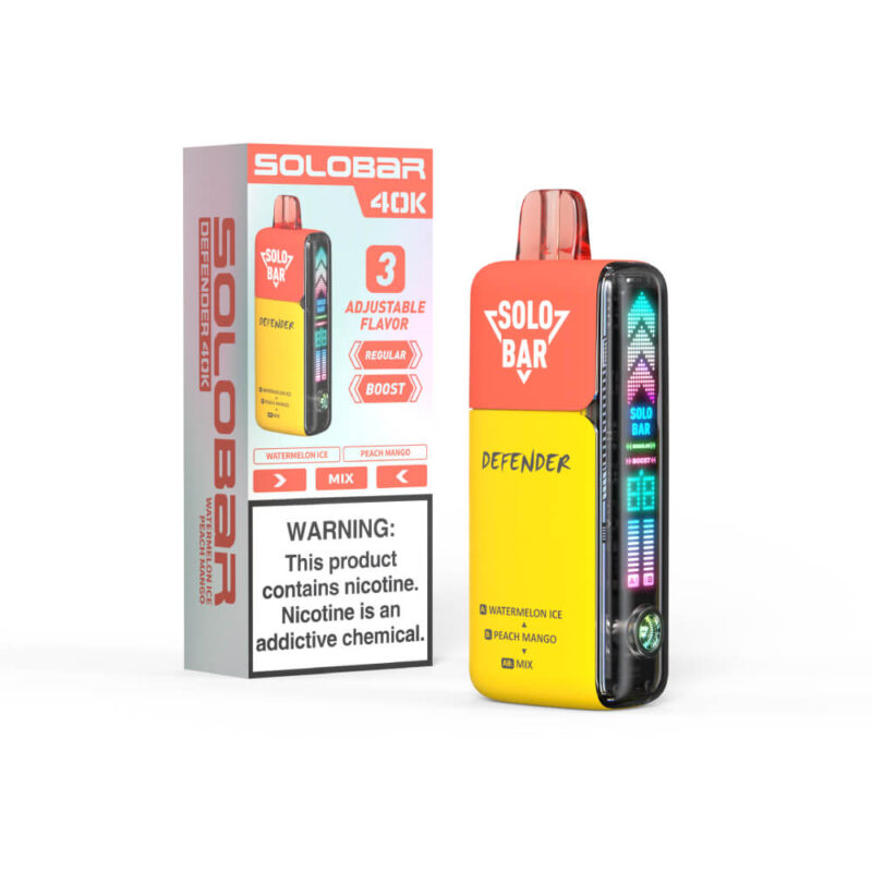 🔥 SOLOBAR Defender 40K | 40000 Puffs Disposable Vape – 🛒20% OFF 🚀 Fast US Shipping | Wholesale Discounts | Rave Reviews 🎉 - 图片 4