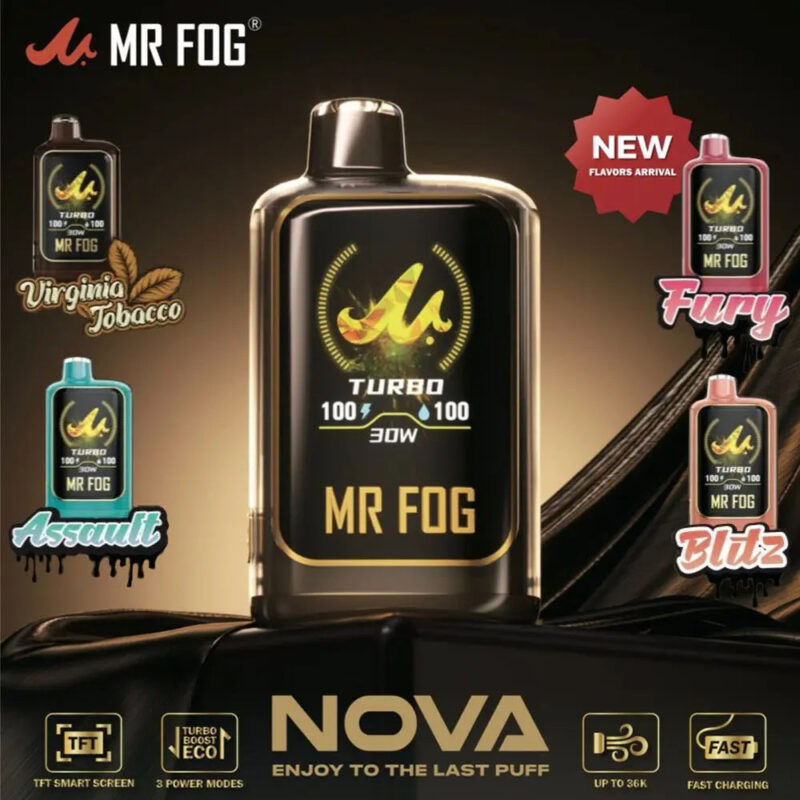 💨 20% OFF Mr Fog NOVA 36K Disposable Vape | 36000 Puffs | U.S. Stock 🚚 | Wholesale for New Buyers 🤝 | Top-Rated ⭐ - 图片 5