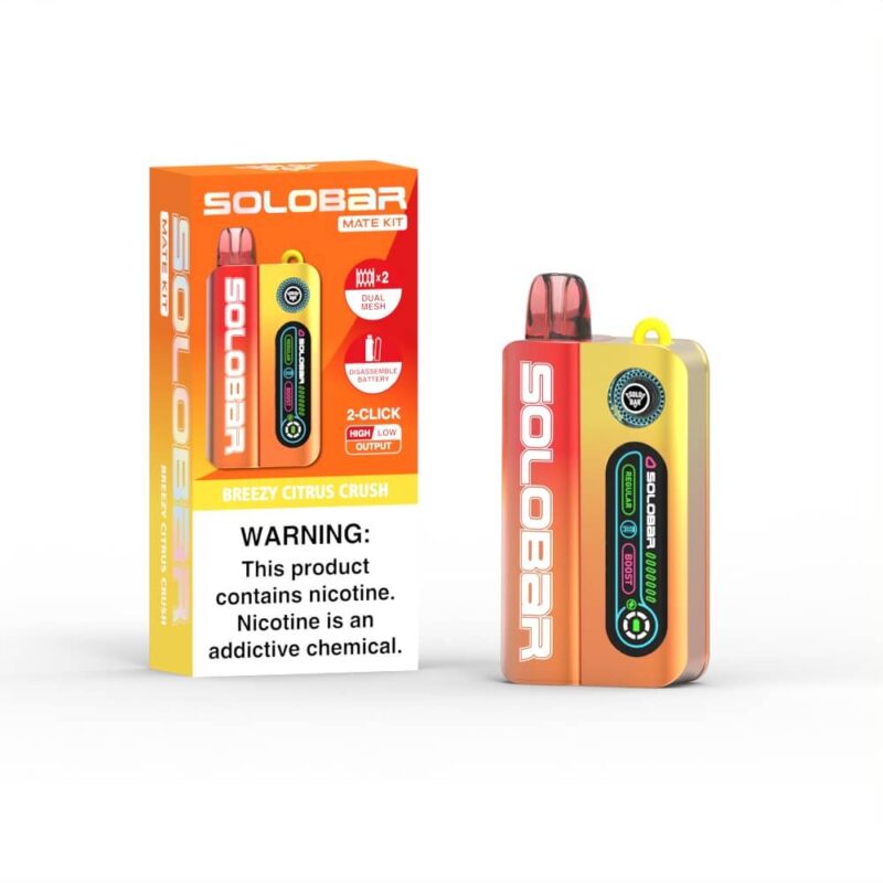 🔥 Solobar Mate 35K Disposable Vape Kit — 🛒20% OFF | 35 000 Puffs | U.S. Local Shipping | Top-Rated New Tech Vape 💨 - 图片 3