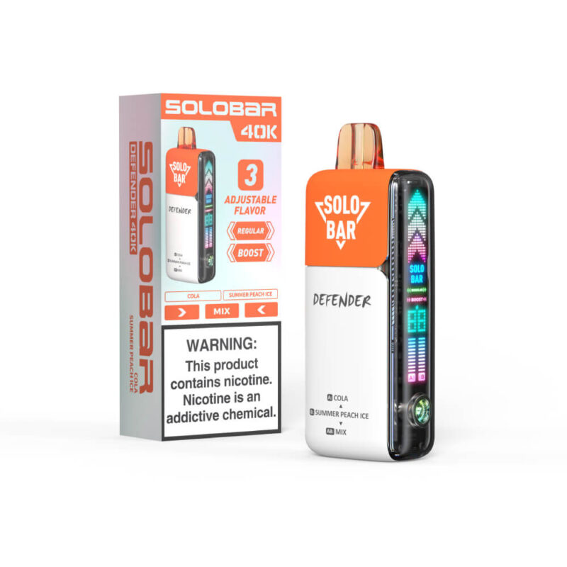 🔥 SOLOBAR Defender 40K | 40000 Puffs Disposable Vape – 🛒20% OFF 🚀 Fast US Shipping | Wholesale Discounts | Rave Reviews 🎉 - 图片 3
