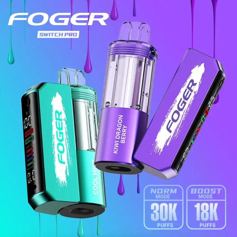 Foger Switch Pro 30K Disposable Vape Kits (5%, 30000 Puffs) - 图片 3